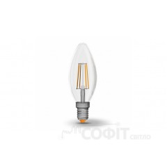 Лампа світлодіодна VIDEX C37F 4W E14 4100K 220V