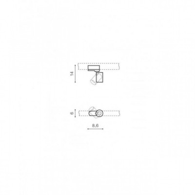 Трековый светильник AZzardo EXO TRACK WHITE AZ3200