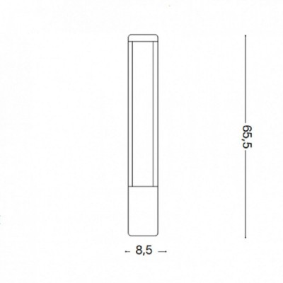 Столбик Ideal Lux Tifone pt d65 250953