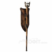 Бра з дерева Факел - Римський - Довгий L1300, 1 лампа Стара Бронза, Дерево Старе темне