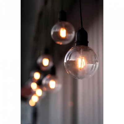 Гірлянда MarkSlojd Sweden GARDEN 24 DECO Light Chain 10L Start Black/Clear 108021