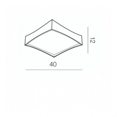 Потолочный светильник AZzardo VECCIO 40 BLACK AZ2624