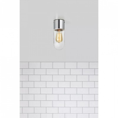 Накладний світильник MarkSlojd Sweden ZEN Ceiling 1L Chrome/Clear IP44 107794