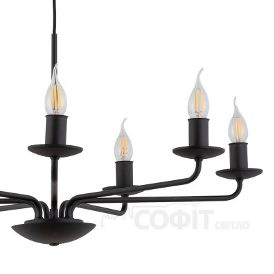 Люстра подвесная TK Lighting LIMAL BLACK, 4613