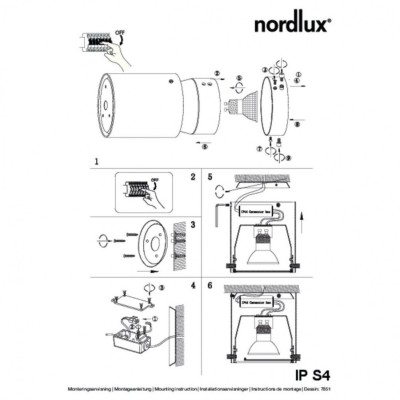Архітектурне бра Nordlux IP S4 78511032