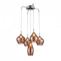 Подвесной светильник AZzardo AMBER MILANO 5 COPPER AZ3172