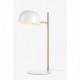 Настільна лампа MarkSlojd Sweden POSE Table 1L White/Brushed Brass 107937