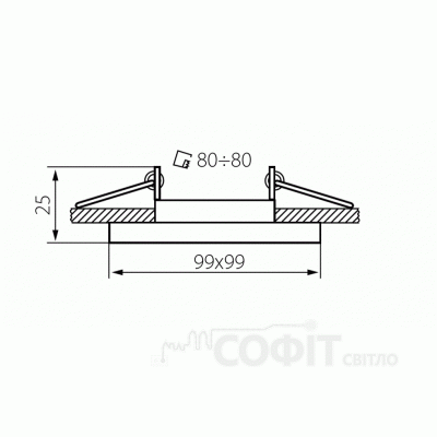 Точечный поворотный светильник Kanlux 26758 Alren R Dtl-w