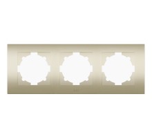 Рамка 3 поста ABB Cosmo титаниум 612-011400-227