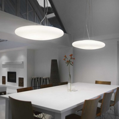 Стельовий світильник Ideal Lux SMARTIES PL3 D50 BIANCO 032030 Стельовий світильник Ideal Lux SMARTIES PL3 D50 BIANCO 032030