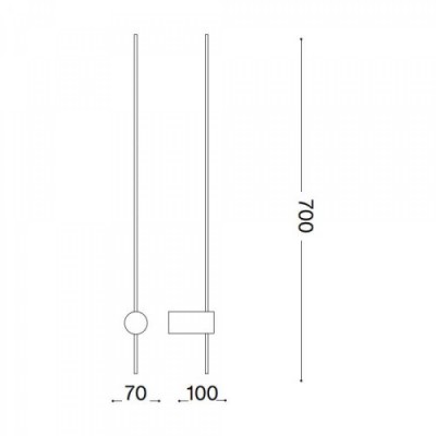 Бра Ideal Lux ESSENCE AP 11W BIANCO 285115