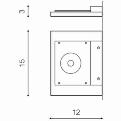 Бра AZzardo LAMBDA BLACK AZ3346