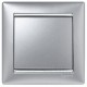 Рамка Valena 1 пост алюминий/серебряный Legrand 770351
