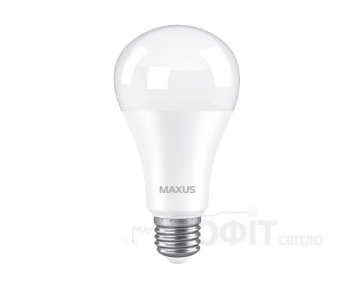 Лампа светодиодная A70 Maxus 1-LED-781 A70 15W 3000K 220V E27