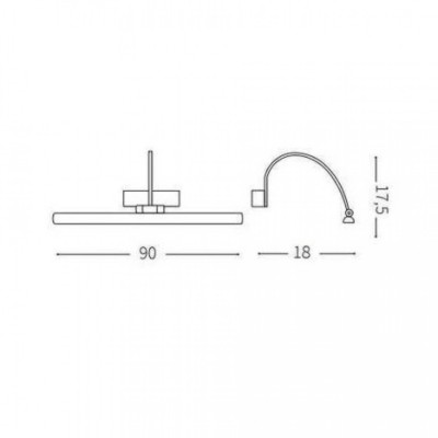 Бра Ideal Lux BONJOUR AP D90 CROMO 199917 Бра Ideal Lux BONJOUR AP D90 CROMO 199917