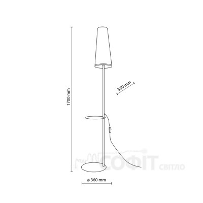 Торшер TK Lighting ZING, 5959