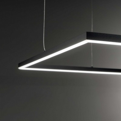 Люстра Ideal Lux ORACLE SLIM SP D90 SQUARE WH 3000K 259192