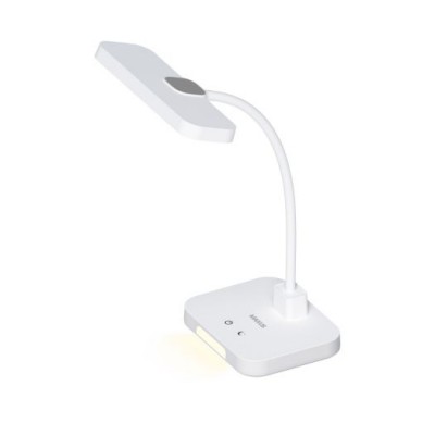 Настільна лампа MAXUS DL 5W 3CCT WH з вбудованим акумулятором, Біла, 1-MDL-5W-WBS Настільна лампа MAXUS DL 5W 3CCT WH з вбудованим акумулятором, Біла, 1-MDL-5W-WBS