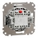Выключатель одноклавишный проходной (переключатель), черный, Sedna Design & Elements SDD114106, Schneider Electric