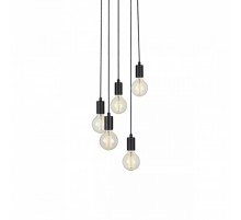 Люстра MarkSlojd Sweden SKY Pendant 5L Round Black 107467