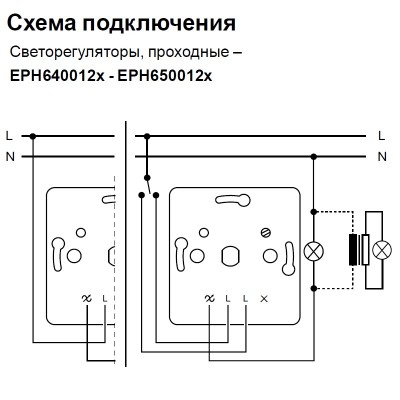 Світлорегулятор поворотний 600ВА антрацит Asfora EPH6400171 прохідний Schneider Electric (Дімер)