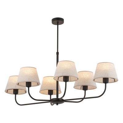 Люстра підвісна TK Lighting CHICAGO LINEN, 3999