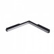 Трековий світильник AZzardo SAGA TRACK MAGNETIC CORNER B 24W MILKY120 4000K BK AZ4619