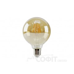 Лампа светодиодная G95 Velmax Filament 4W E27 2200К 220V 21-46-13