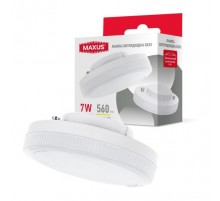 Лампа светодиодная GX53 Maxus 1-GX53-7W 7W 4100K 220V