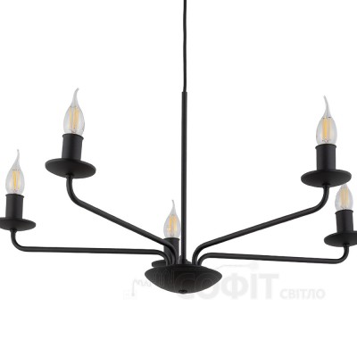 Люстра подвесная TK Lighting LIMAL BLACK, 4612