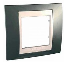 Рамка Unica MGU6.002.524 1М шампань/беж. Schneider Electric Plus Хамелеон