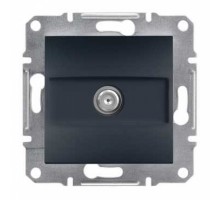 Розетка Спутник проходная (4Дб) антрацит Asfora EPH3700271 SAT Schneider Electric