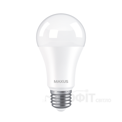 Лампа светодиодная A60 Maxus 1-LED-777 A60 12W 3000K 220V E27