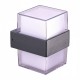 Вуличний світильник AZzardo LARS SQUARE WALL 4000K DGR AZ4507