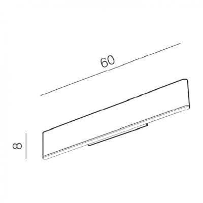 Бра AZzardo NORMAN WALL XL BLACK AZ4179