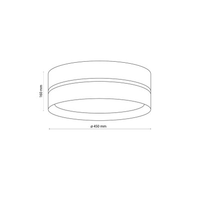 Люстра стельова TK Lighting LINOBIANCO, 6577