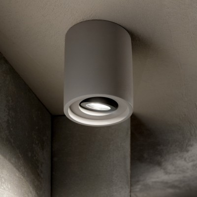 Точковий світильник Ideal Lux OAK PL1 ROUND CEMENTO 150437