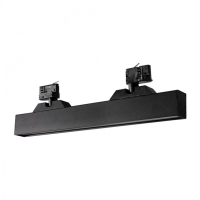 Трековый светильник AZzardo LINNEA 57 TRACK 3LINE 24W CCT BK AZ4565