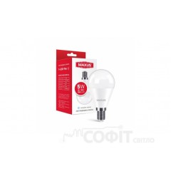 Лампа светодиодная G45 Maxus 1-LED-744 5W 4100K 220V E14