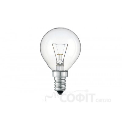 Лампа накаливания Шар 60Вт E14 прозрачная Philips (16006992)