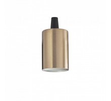 Патрон Ideal Lux PORTALAMPADA E27 LISCIO OTTONE BRUNITO 249247