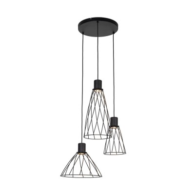 Підвісний світильник TK Lighting MODESTO BLACK, 10187