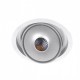 Точечный светильник AZzardo BOSTON 1 ROUND WHITE AZ3471