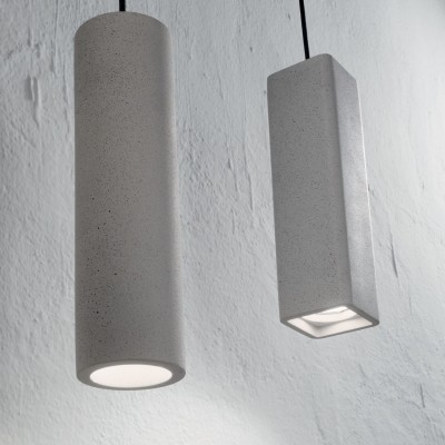 Подвесной светильник Ideal Lux OAK SP1 ROUND CEMENTO 150635
