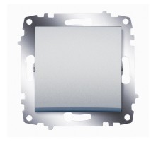 Выключатель 1 клавишный ABB Cosmo алюминий 619-011000-200