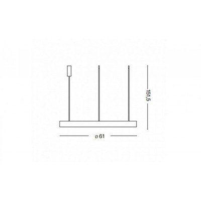 Люстра Ideal Lux GEMINI SP D61 OTTONE 269832