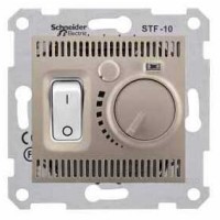 Термостат для тепл. пола 10A титан Sedna SDN6000368 Schneider Electric