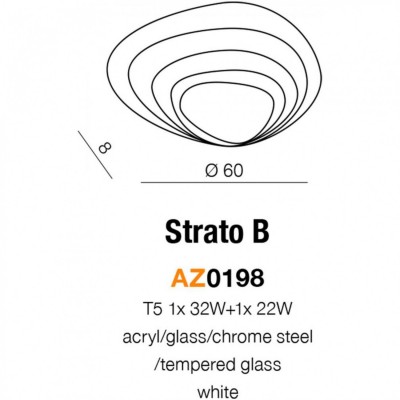 Потолочный светильник AZzardo STRATO B AZ0198 Потолочный светильник AZzardo STRATO B AZ0198