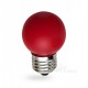 Лампа светодиодная G45 Feron LB-37 1W E27 красная