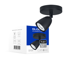 Світовий світильник GLOBAL GSL-01C 4W 4100K чорний (1-GSL-10441-CB)